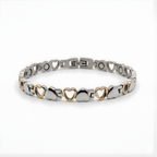 Bracelet Calmeya, finition doré et argenté, vue du bijou