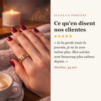 Avis de Martine, 54 ans, cliente de la bague Calmeya